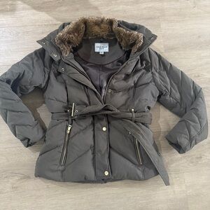 Cole Haan Women's Dark Brown Puffer Jacket